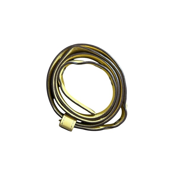 Vintage Coach Yellow Leather Bleecker Crossbody Shoulder Bag F13355 - Picture 11 of 16